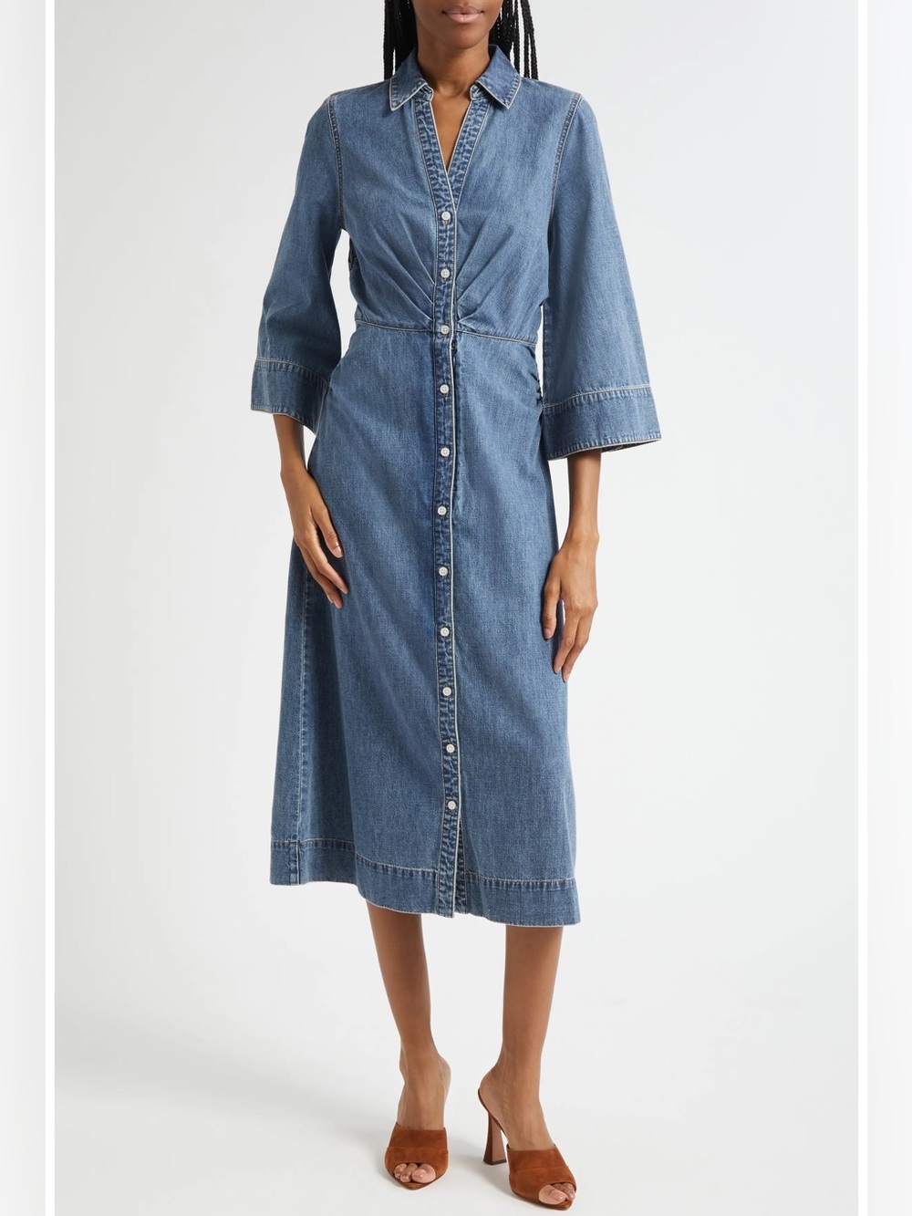 Veronica Beard Haydon Denim Shirtdress